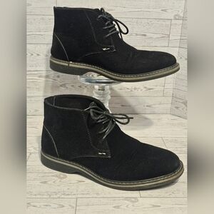 Terroni Italian Design Black Suede Chukka Boots Excellent Condition Size 40